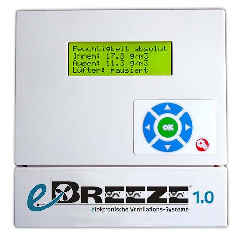 eBREEZE 1.0 - Lüftungssteuergerät
