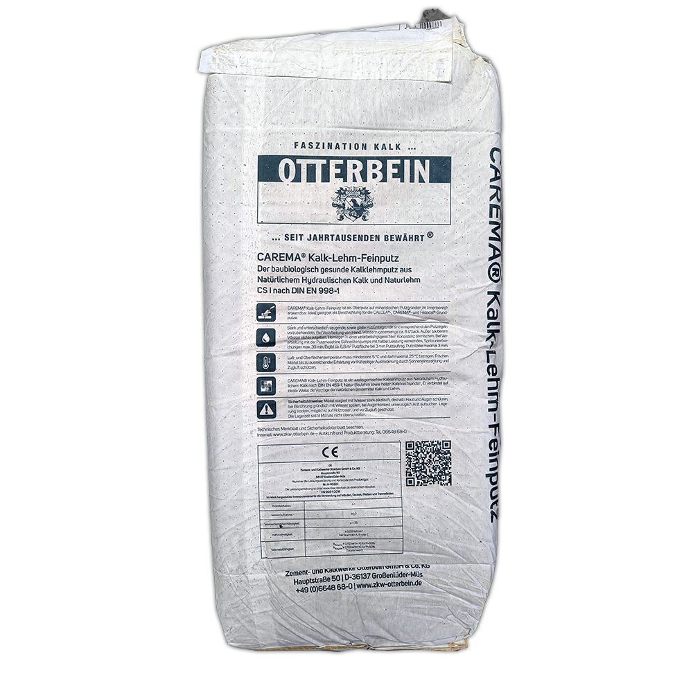 CAREMA Kalk-Lehm-Feinputz 0-0,6mm | 25kg