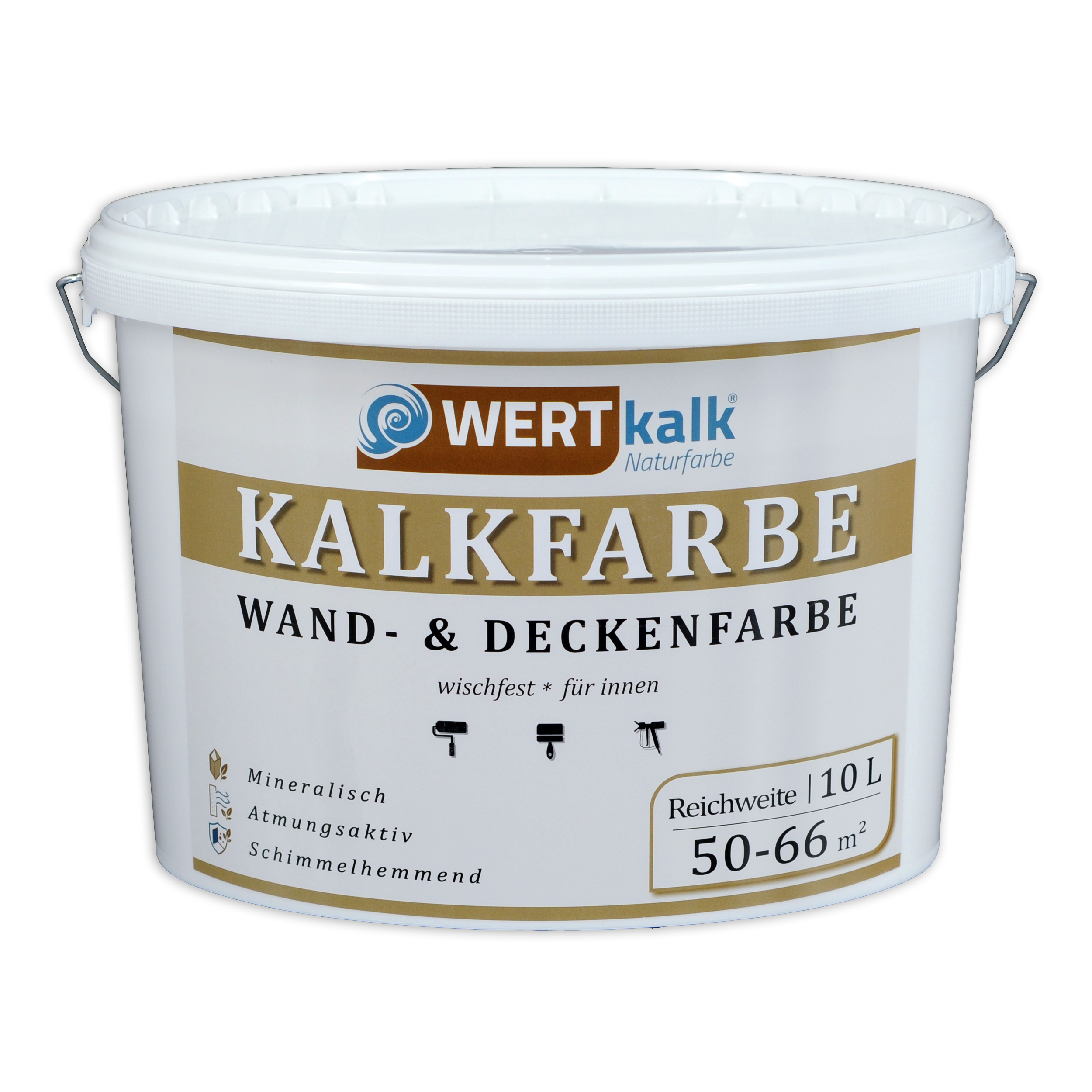 Wertkalk Kalkfarbe Wand- und Deckenfarbe | 10L