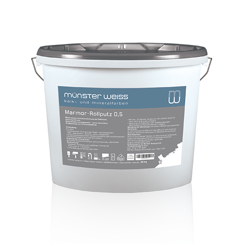 münster weiss Marmor-Rollputz 0.5mm | 20kg