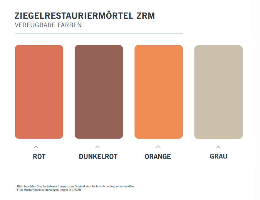 epasit zrm Ziegelrestauriermörtel orange | 30kg