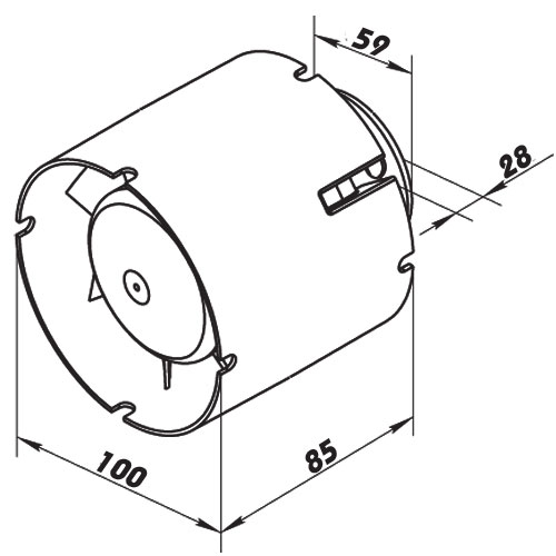 Rohrventilator 100 SD