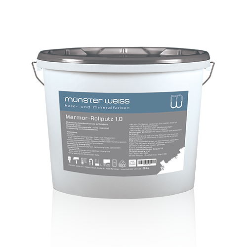 münster weiss Marmor-Rollputz 0.5mm | 16kg