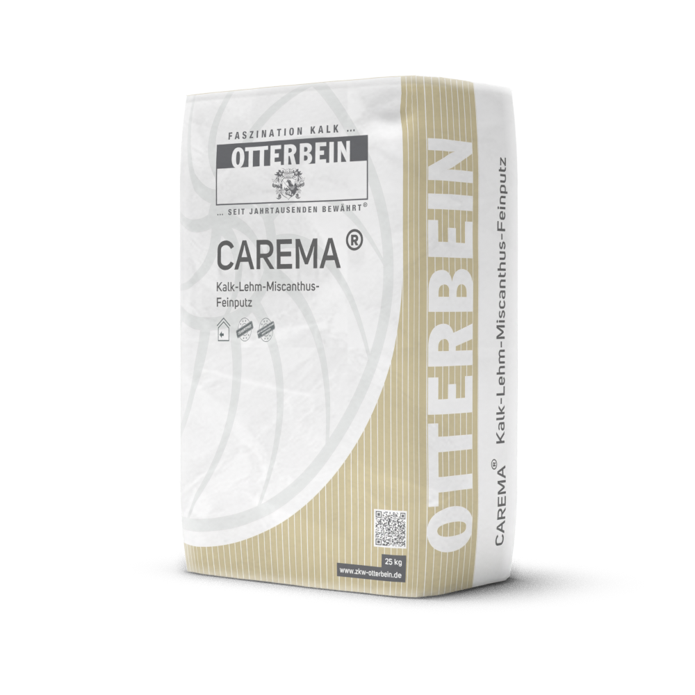 CAREMA Kalk-Lehm-Miscanthus-Feinputz 0-0,6mm | 25kg