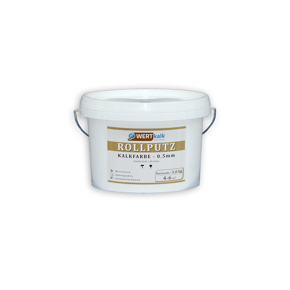Wertkalk Rollputz Kalkfarbe | 0.5mm | 1.6kg