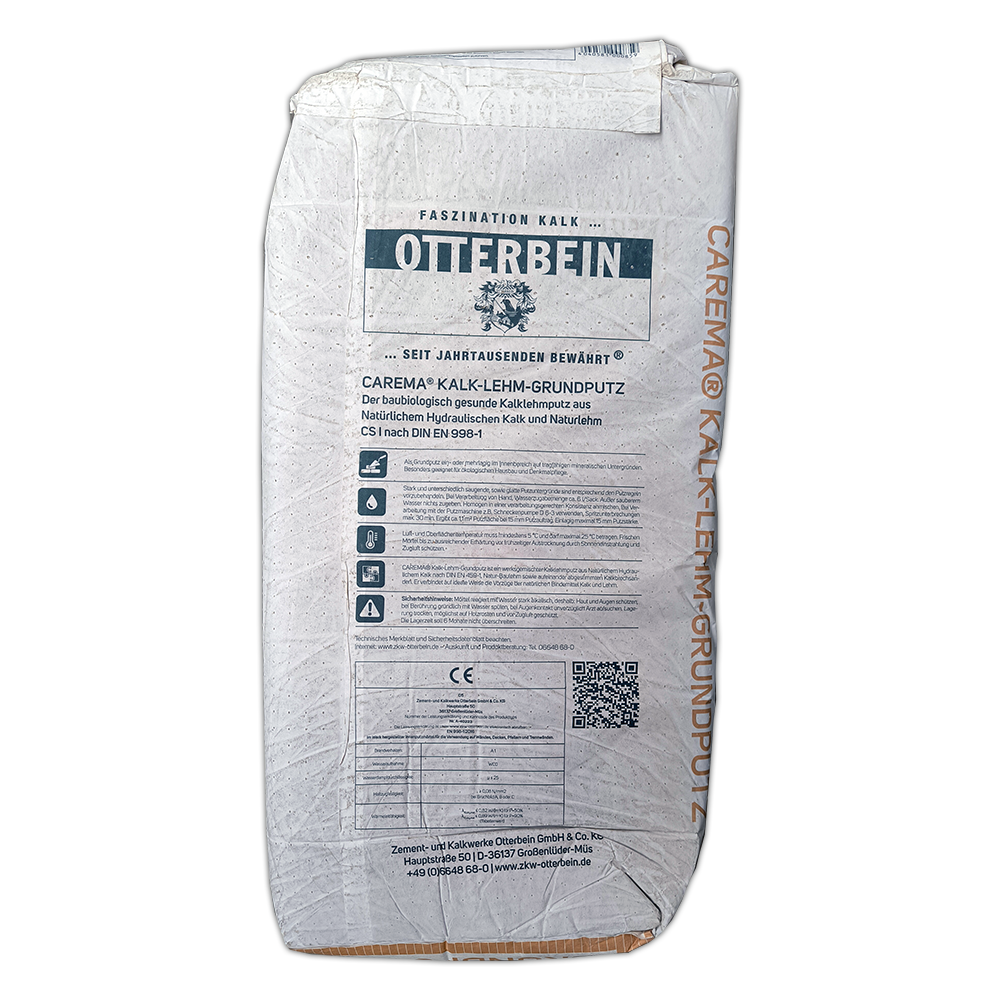 CAREMA Kalk-Lehm-Grundputz 1-1,6mm | 25kg